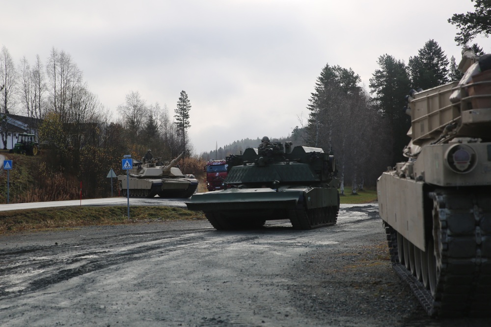 Trident Juncture - 2nd Tank Battalion in Norway