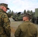 Trident Juncture 18 - Lt. Gen. Mark A. Brilakis visits 2nd MarDiv Marines in Norway