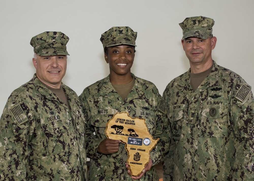 CLDJ's Reserve Junior Sailor of the Quarter