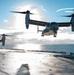 Osprey lands on USS Iwo Jima (LHD 7)