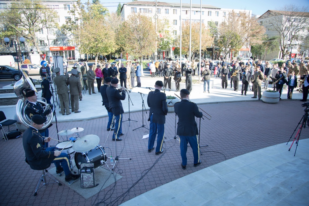 U.S. Army Europe Band performs for Romanian Armed Forces Day
