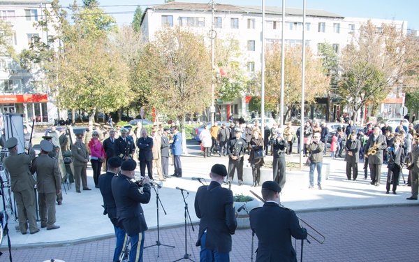 U.S. Army Europe Band performs for Romanian Armed Forces Day