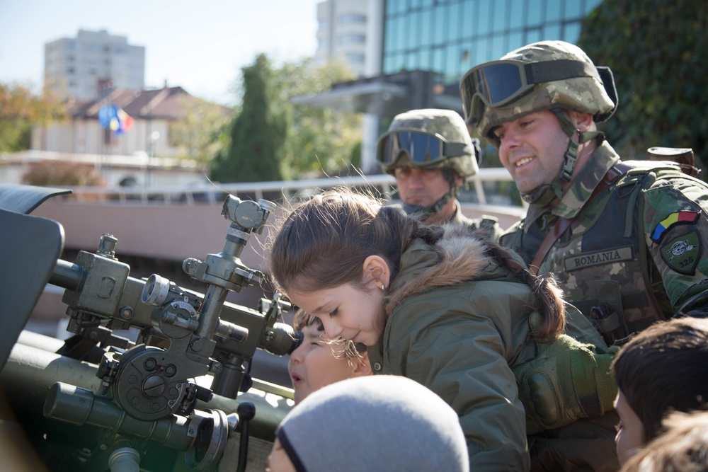 U.S. Army Europe Band Performs for Romanian Armed Forces Day