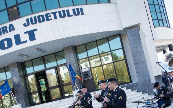 U.S. Army Europe Band Performs for Romanian Armed Forces Day