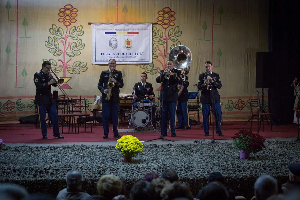 U.S. Army Europe Band Performs for Romanian Armed Forces Day
