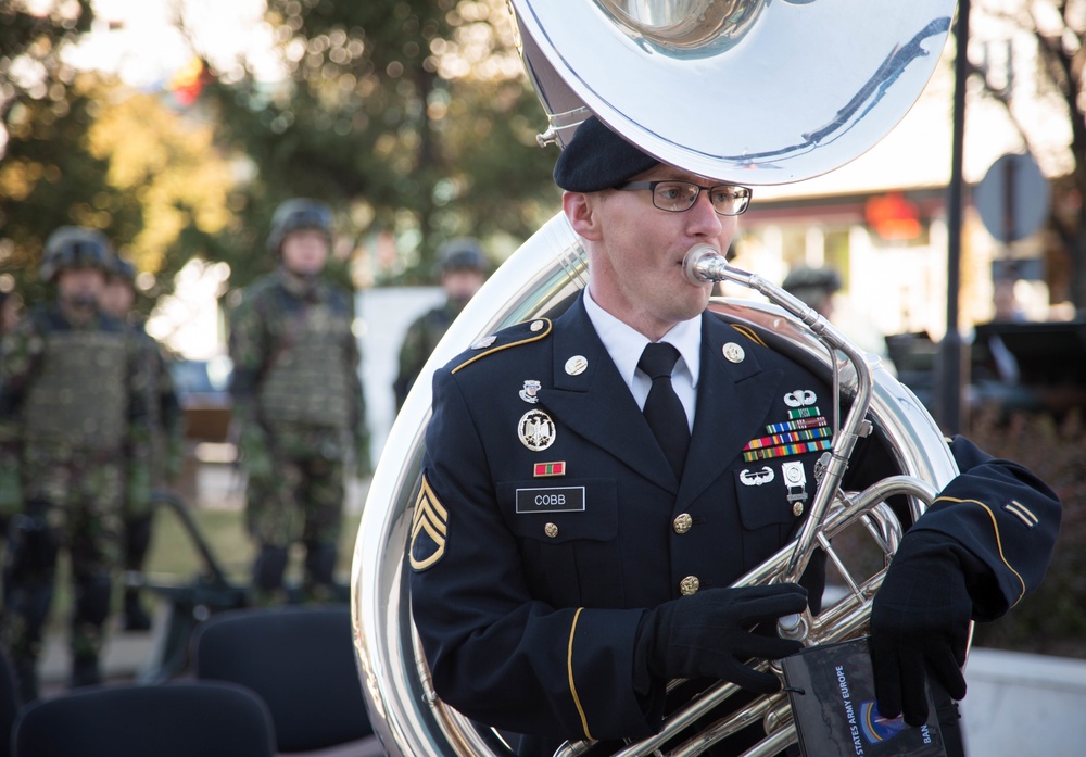 U.S. Army Europe Band Performs for Romanian Armed Forces Day