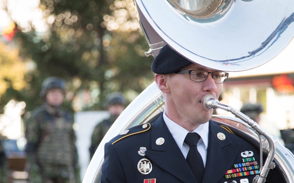 U.S. Army Europe Band Performs for Romanian Armed Forces Day