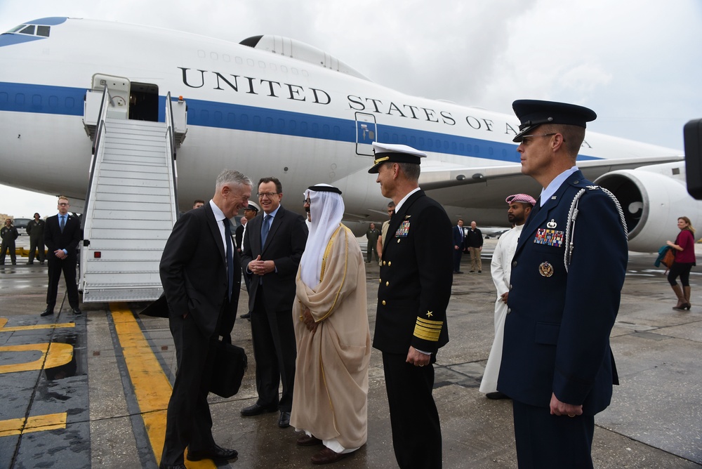 Mattis Departs Bahrain