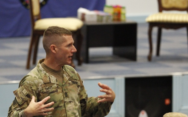 Sergeant Major of the Army visits America’s Thunder
