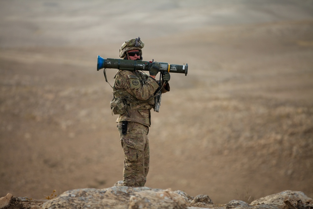 Brave Rifles Troopers conduct AT-4 live fire