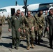 Air Force Chief of Staff and Chief Master Sgt. of the Air Force troops at Tyndall Air Force Base