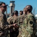 Air Force Chief of Staff and Chief Master Sgt. of the Air Force troops at Tyndall Air Force Base