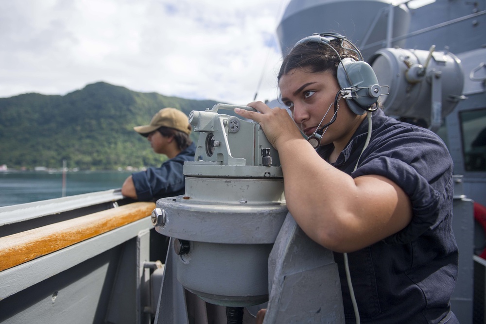 USS Shoup Visits American Samoa