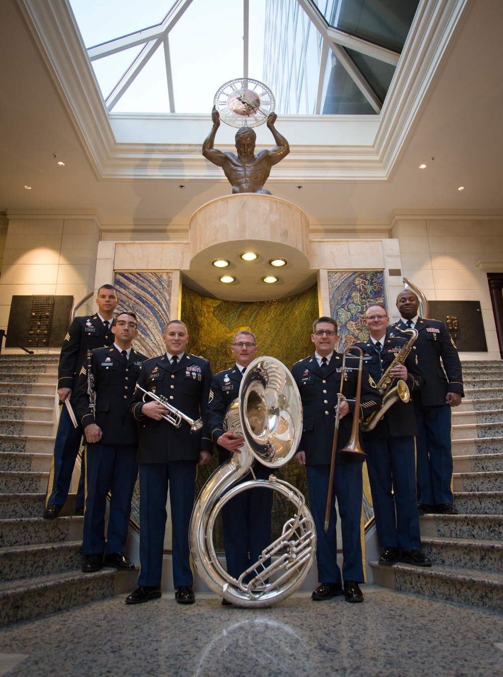 U.S. Army Europe Band's Dixie Band performs in Belgrade, Serbia