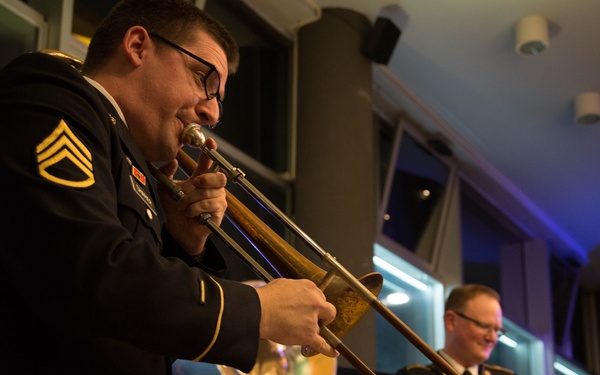 U.S. Army Europe Band's Dixie Band performs in Belgrade, Serbia
