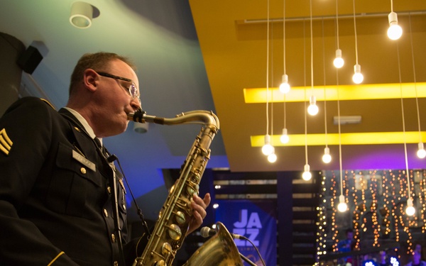 U.S. Army Europe Band's Dixie Band performs in Belgrade, Serbia