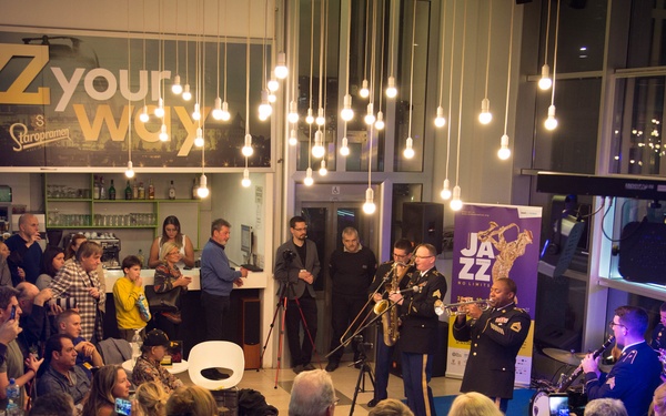 U.S. Army Europe Band's Dixie Band performs in Belgrade, Serbia