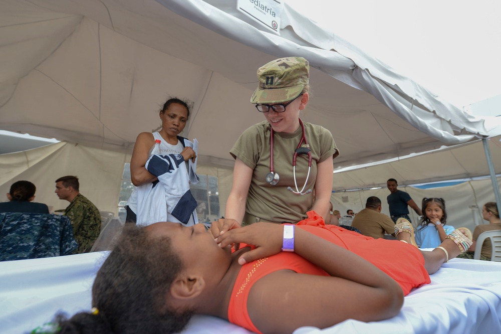 Patients Receive Information and Treatment at Medical Sites in Ecuador