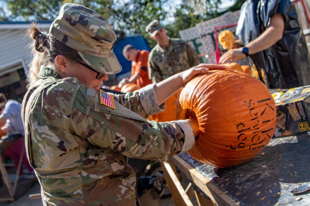 West Virginia National Guard supports the Pumpkin House