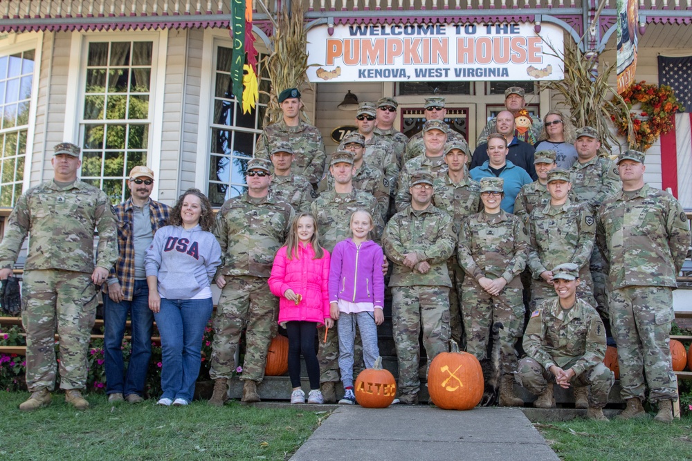 West Virginia National Guard supports the Pumpkin House