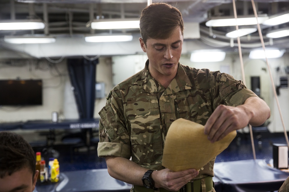 45th Royal Marine Commando celebrates birthday aboard USS Iwo Jima