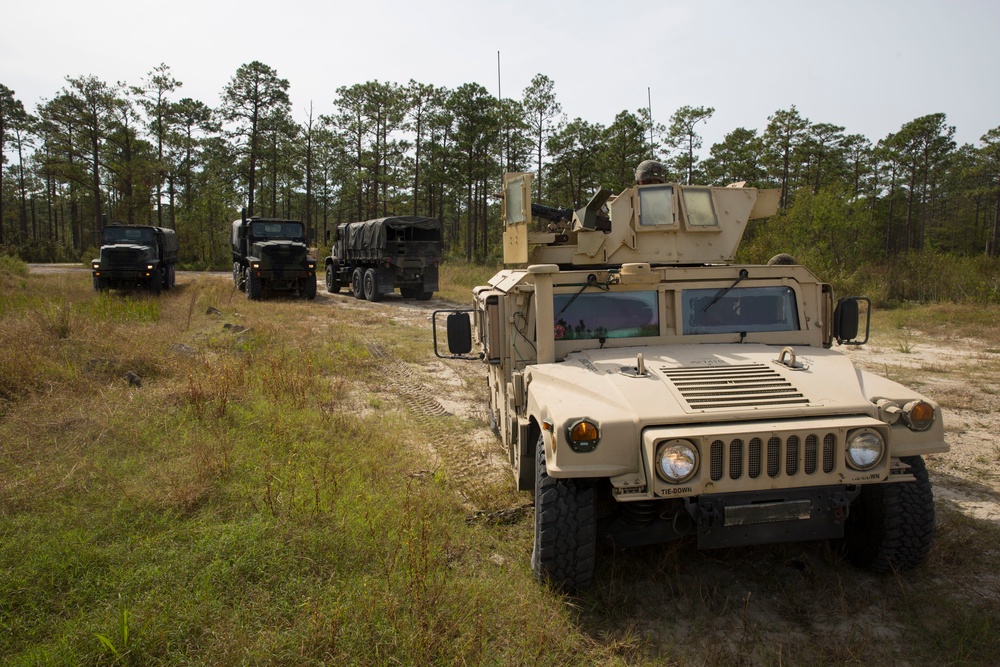 2nd TSB conducts counter IED training, convoy operations