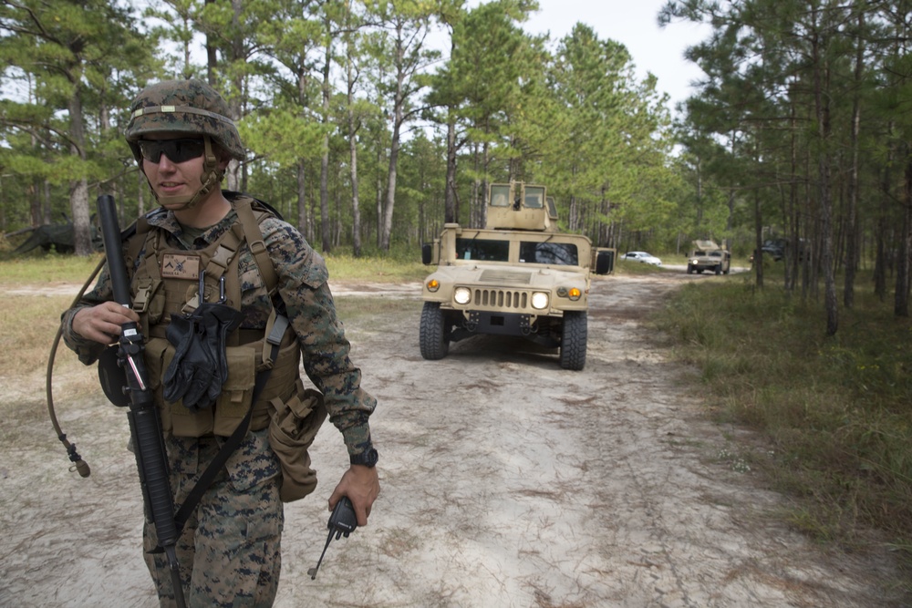 2nd TSB conducts counter IED training, convoy operations