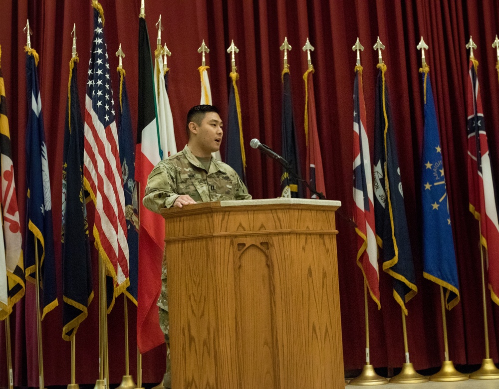 U.S. Army Central HHC Change of command