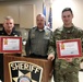 'Act of Heroism' recognition to a Sheriff's Deputy and an Army soldier