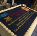 A cake honoring Sgt.Maj. Canley the 298th Medal of Honor Recipient
