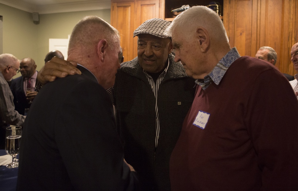 Sgt. Maj. Canley speaks with fellow Vietnam Veterans