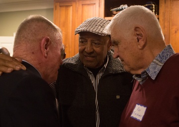Sgt. Maj. Canley speaks with fellow Vietnam Veterans