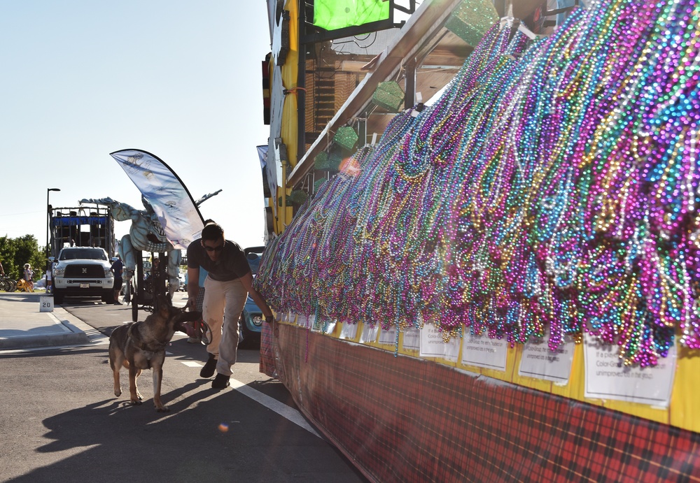 MWD assists with parade