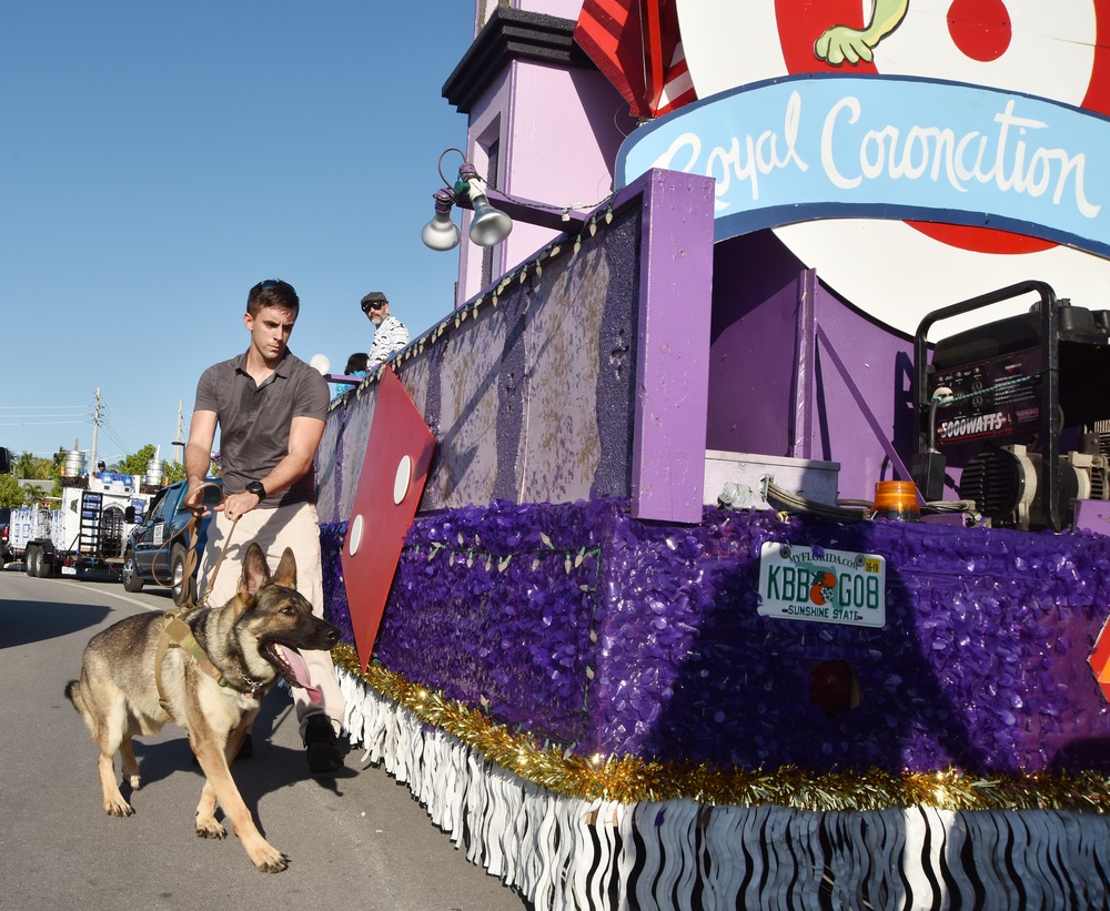 MWD assists with parade