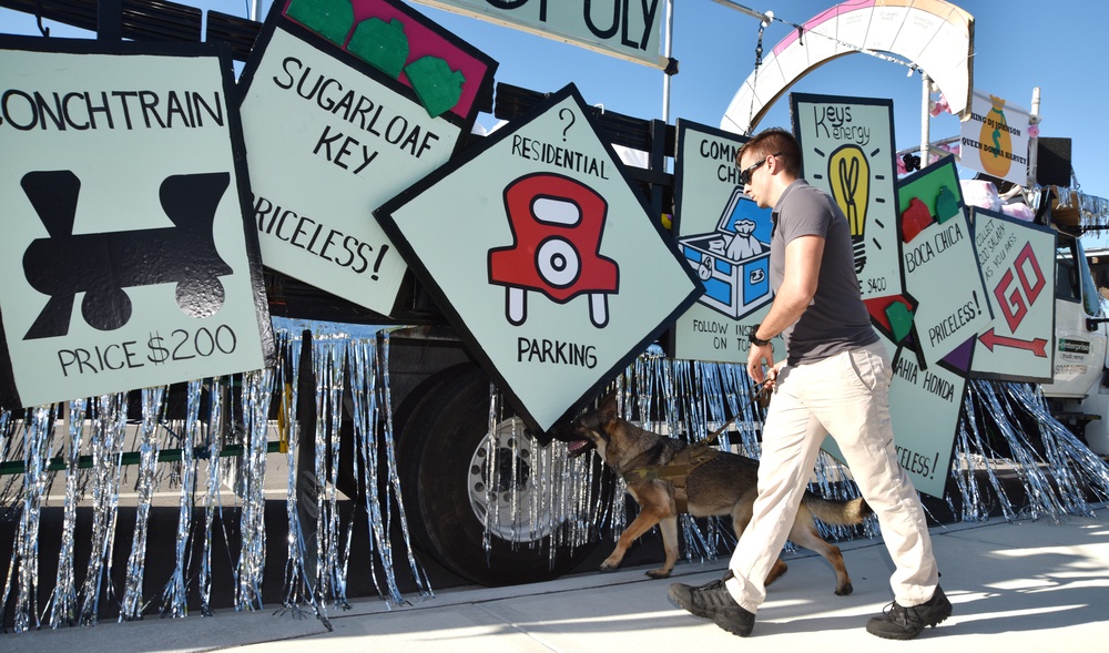 MWD assists with parade