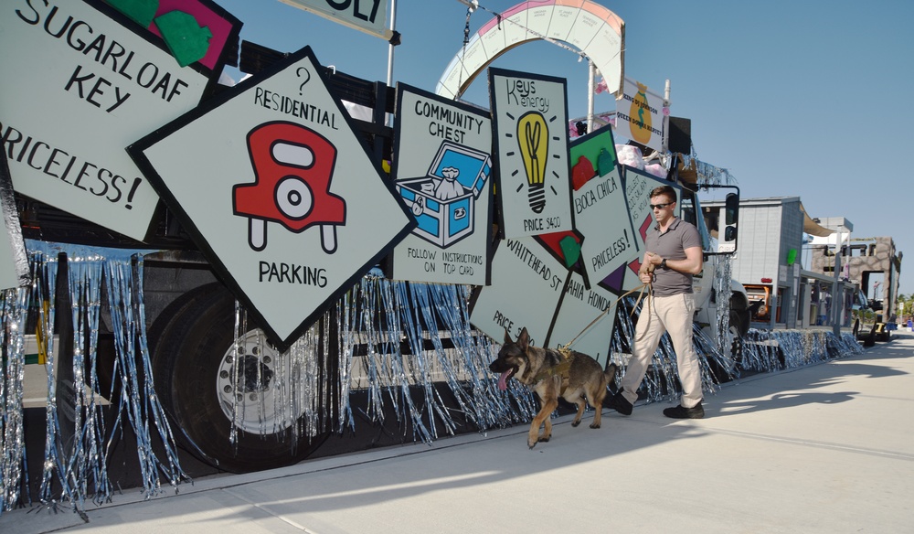 MWD assists with parade