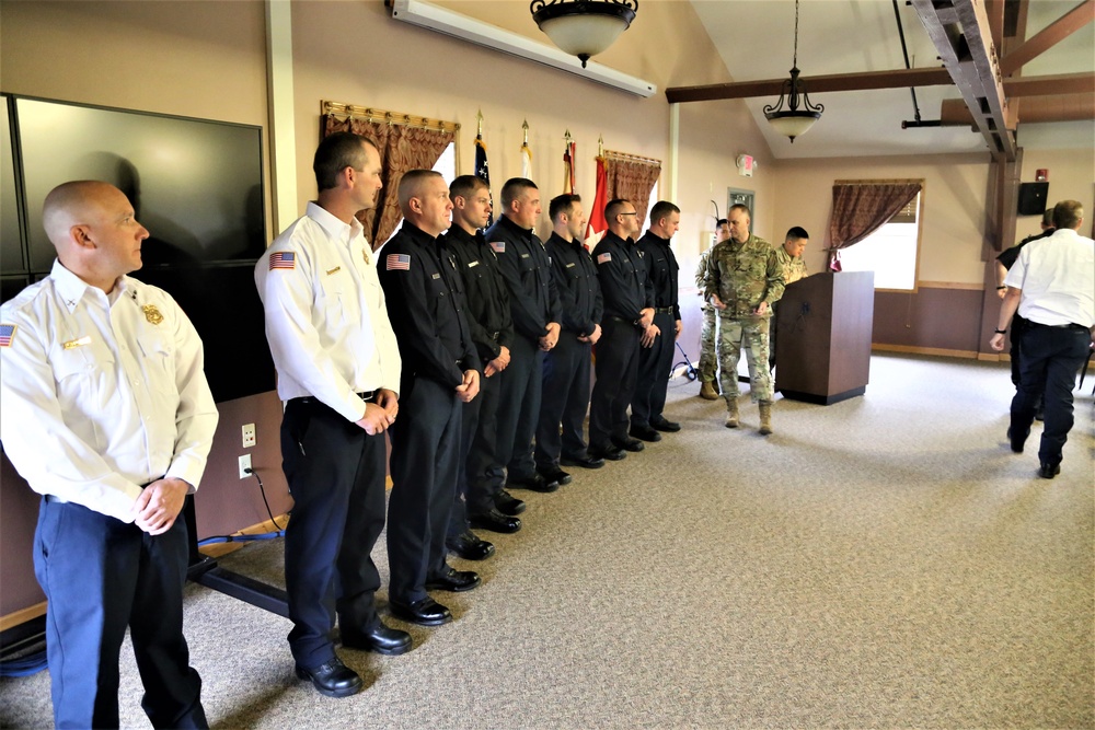 Fort McCoy members presented with 2-star commander's coin during ceremony