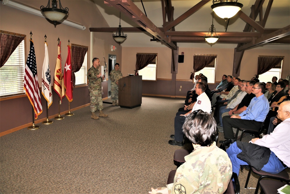 Fort McCoy members presented with 2-star commander's coin during ceremony