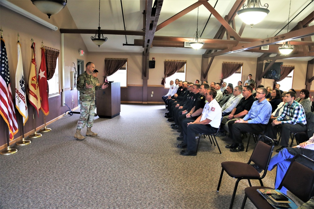 Fort McCoy members presented with 2-star commander's coin during ceremony