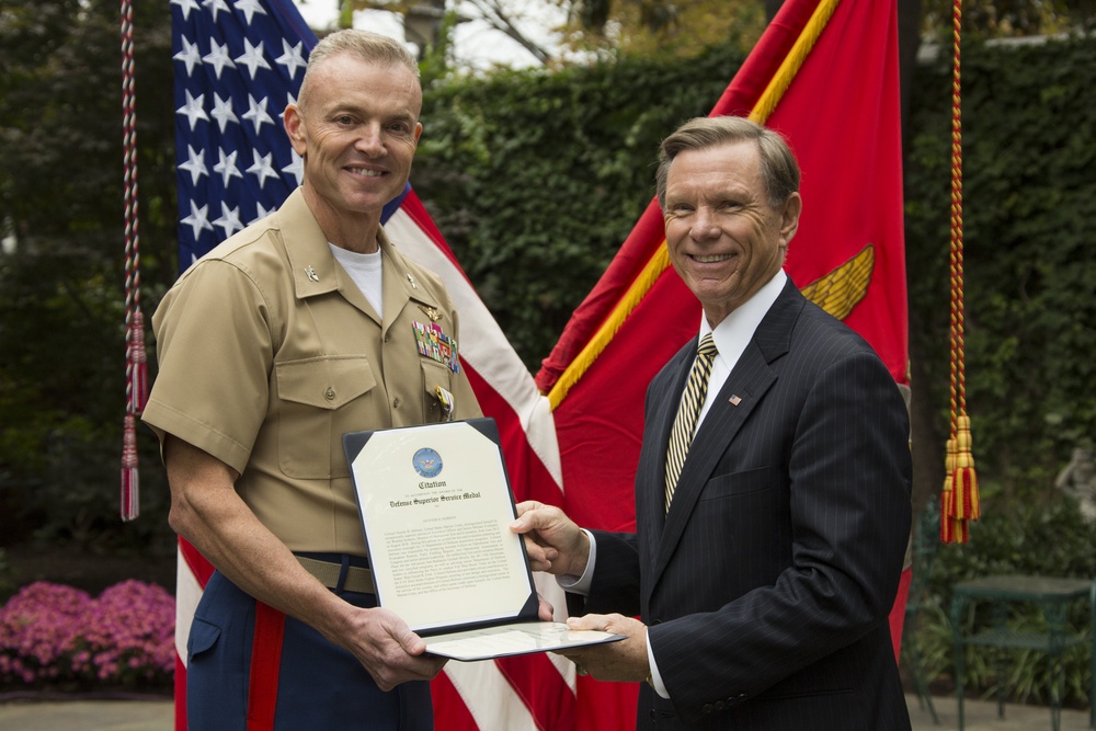 ACMC Hosts Colonel Hunter Hobson's Retirement Ceremony