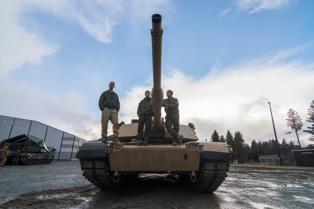 U.S. Marine Tankers begin Trident Juncture 18, Norway.