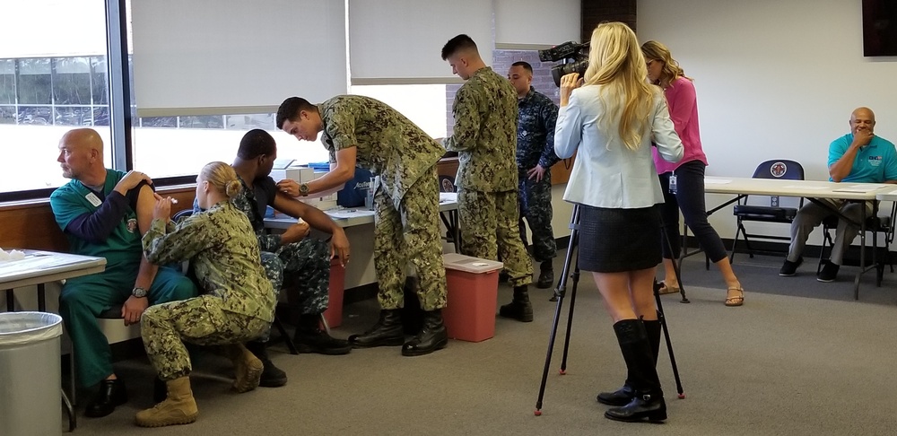 Naval Medical Center Camp Lejeune Prepares for Flu Season with Pandemic Exercise