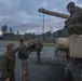 U.S. Marines of 2nd Tank Battalion, 2nd Marine Division, at a bivouac site near Storas, Norway.