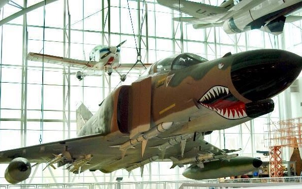 F4 Phantom on display at Virginia Air and Space Center