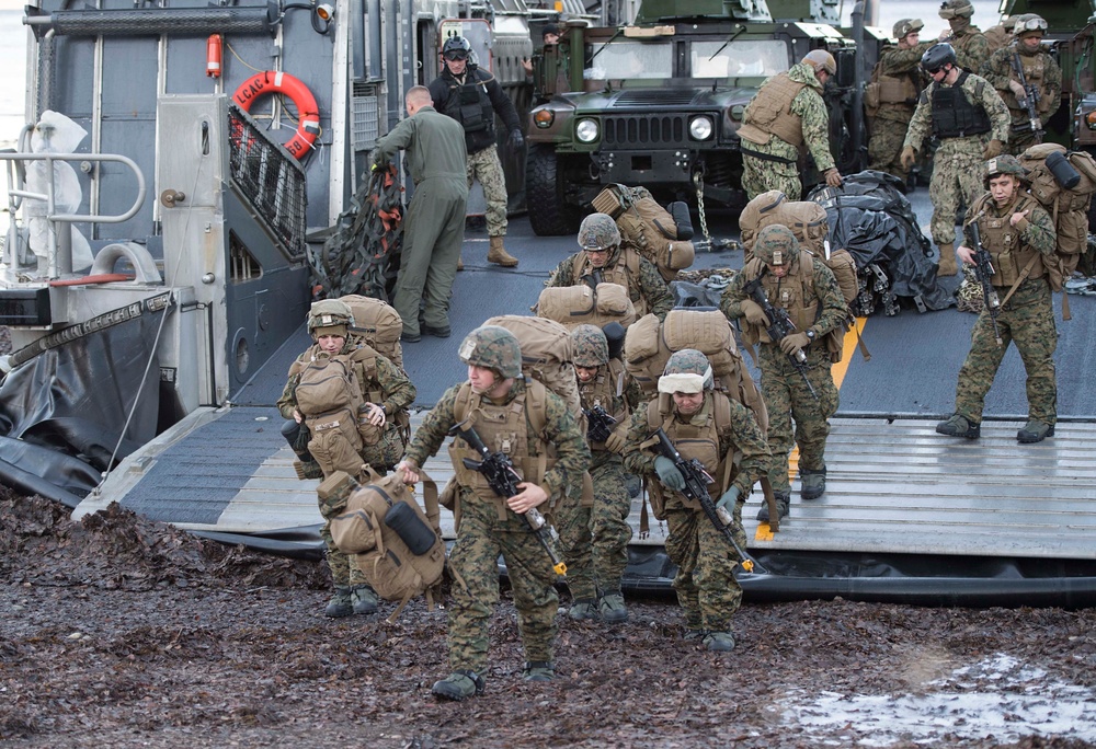 U.S. Marines Participate in Exercise Trident Juncture 18