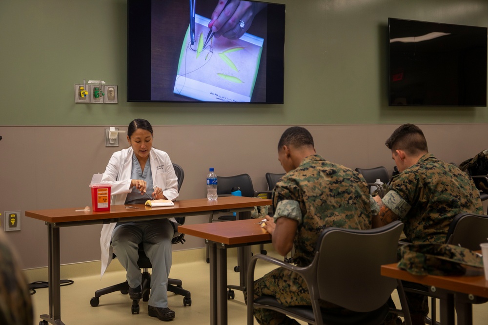 U.S. Marines and Sailors conduct TCCC at Tripler