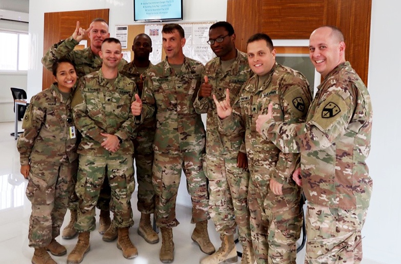 300th Sustainment Brigade Commander Conducts Battlefield Circulation