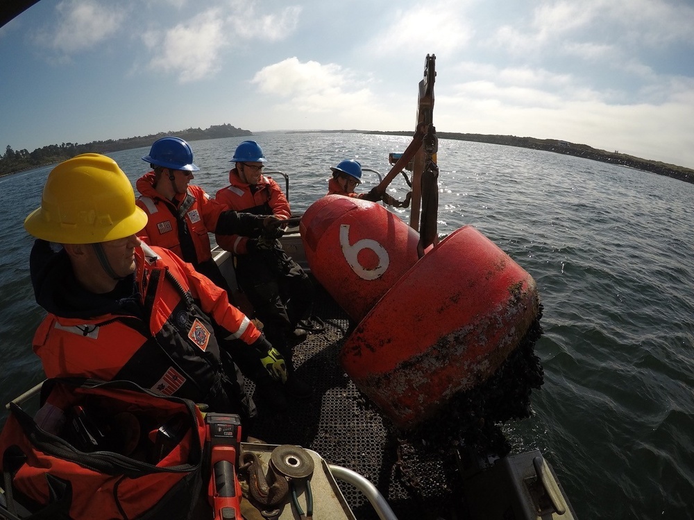 Aids to Navigation Team Coos Bay in October