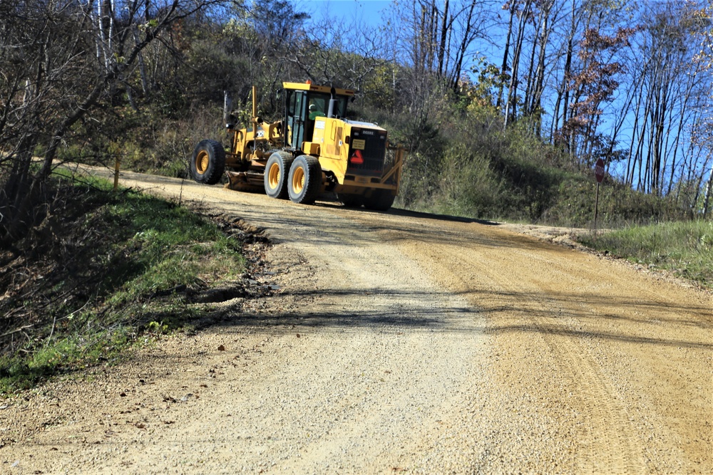 Road Improvement Work at Fort McCoy