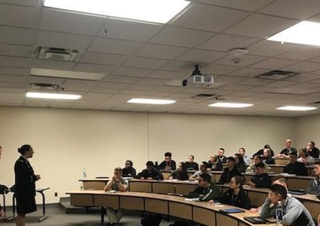 Service before self - Army doctors talk medical school with cadets